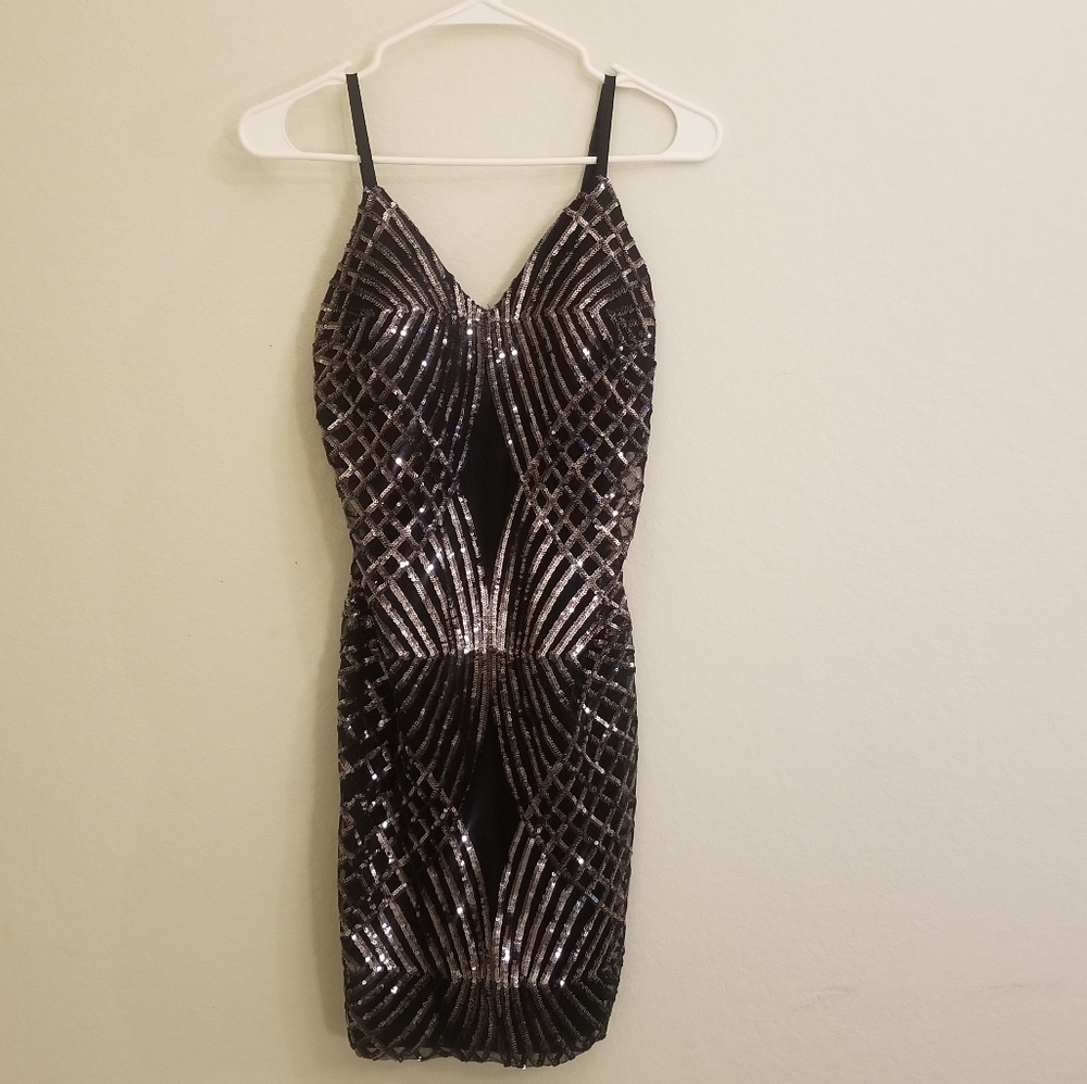 Black & Taupe Haute Monde Small dress